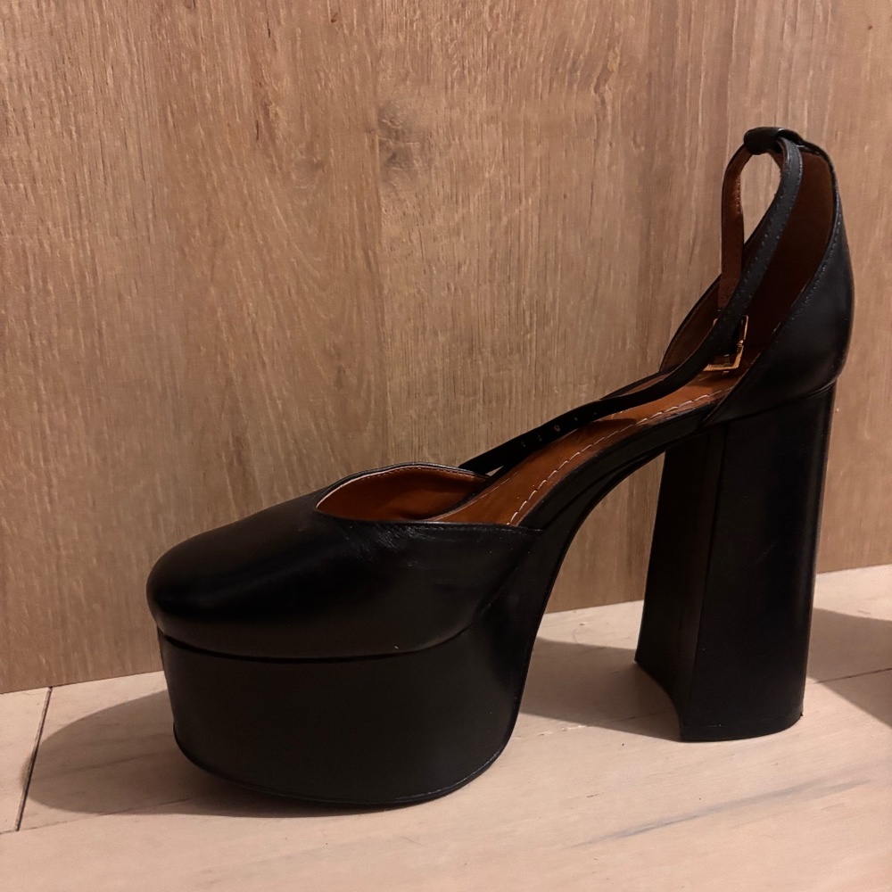Black Platform High Heels Size 7